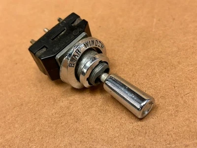 1968 Ford Station Wagon Power Rear Window Switch w/ Bezel!  Working! Fomoco! - Image 1 of 4