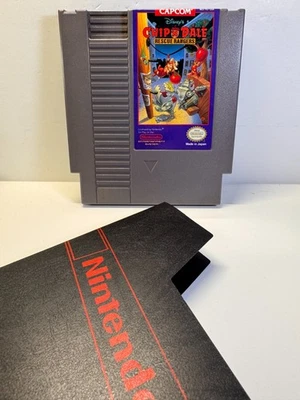 Disney's Chip 'N Dale Rescue Rangers (Nintendo NES, 1990) GREAT LABELS Authentic - Image 1 of 4