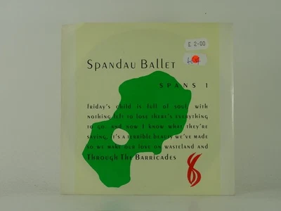SPANDAU BALLET THROUGH THE BARRICADES (3) (32) 2 Track 7" Single including Pictu - Image 1 of 4
