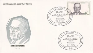 Bundesrepublik FDC 832 SC 1160 Hans Boeckler - Picture 1 of 1