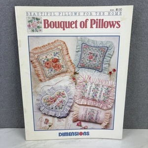 Dimensions Bouquet of Pillows Floral Roses Cross Stitch Chart #168 - Picture 1 of 6