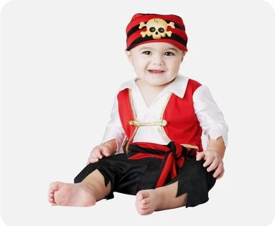 Disfraz California Pee Wee Pirata Infantil Disfraz 12-18 Meses B2544 Foto 1 de 4