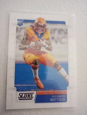 2019 Score - Rookies Alexander Mattison #423 (RC) - Image 1 of 2