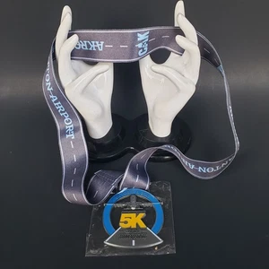 2016 Akron Canton Airport 5K On The Runway Marathon Medal Airplane Jetliner New - Picture 1 of 3