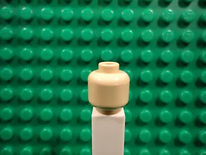 Lego mini figura 1 cabeza bronceada lisa NUEVO - Imagen 1 de 1
