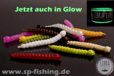 LIBRA LURES SLIGHT WORM Forellenköder Softbait Gummiköder Set BOX Aroma Forelle  - Bild 1 von 4