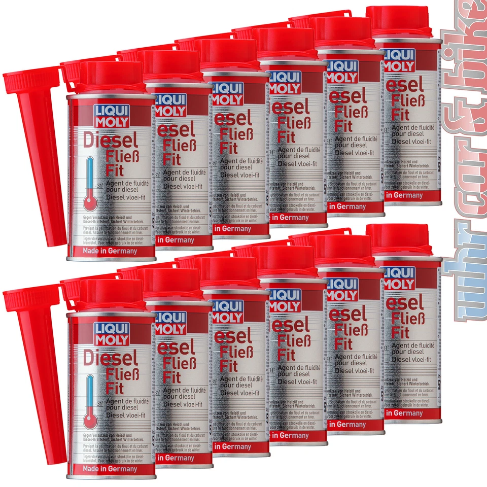 12x Liqui Moly 5130 Diesel Fließ-Fit 150ml Dieselzusatz Winter-Additiv winterfes