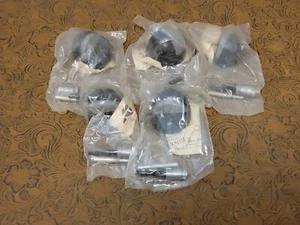NOS 5x Glynn Johnson FB14X Dome Bumper Door Stop 1-1/4" 1.25in - Black - Lot#7 ഗ - Picture 1 of 10