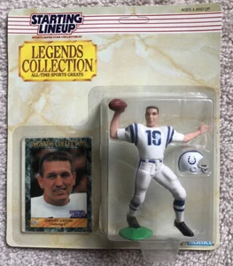 1989 STARTING LINEUP JOHNNY UNITAS NFL ACTION FIGURE Kenner NOC LEGENDS COLL - Picture 1 of 12