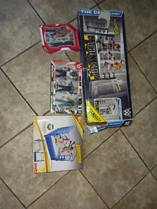 WWE Hell In A Cell, Classic Cage Playset, Rock Ultimate Edition, Roman Vs Brock - Picture 1 of 12