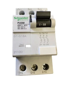 SCHNEIDER ELECTRIC MOTORSCHUTZSCHALTER P25M, 3P, 18A, SCHUTZ F. WECHSEL-/DREHSTR - Picture 1 of 3