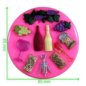 Molde de silicona Wine Lovers Champagne de Fairie Blessings - Imagen 1 de 5