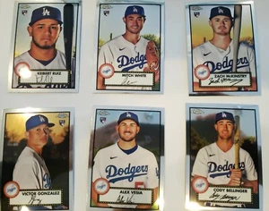 2021 Topps Chrome Platinum Anniversary Los Angeles Dodgers Team Set 32 Cards   - Picture 1 of 13