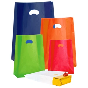 SHOPPER PLASTICA PE-HD colorate soffietto 35 x 50cm Soffietto 10 arancio 100 pz - Imagen 1 de 1