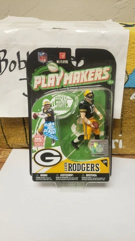 NIB 2010 NFL AARON RODGERS GREEN BAY PACKERS MCFARLANE PLAY MAKERS FIGURE Cover
