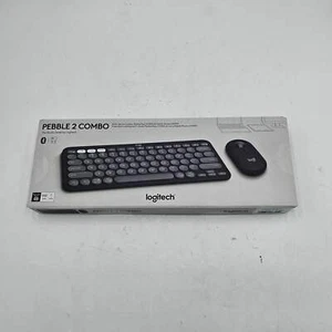 New Logitech Pebble 2 Combo Compact Wireless Scissor Keyboard and Mouse Bundle G - Picture 1 of 3