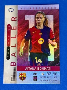 Tarjeta de fútbol americano Aitana Bonmati Match Attax 24/25 taquilla bailarina edición limitada - Imagen 1 de 1