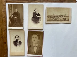 Fünf ca.1860er/70er Jahre CDV Fotos. Alles aus einer Burg, Deutschland Fotograf. - Bild 1 von 3