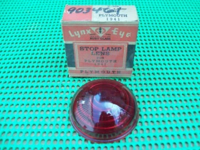 NORS 1941 41 Plymouth P11 P12 lámpara de freno lente 903461R Foto 1 de 3