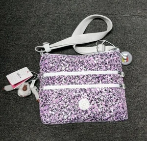 Kipling Alvar Print Crossbody - Ocean Breeze Purple - Neu mit Etikett $ 89,00 - Bild 1 von 1
