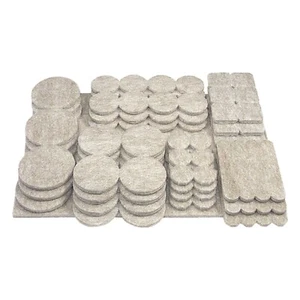 105 Pack Heavy Duty Multipack Felt Pads Sliders for Legs Chair Sofa Furniture - Picture 1 of 8