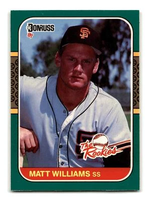 Matt Williams 1987 Donruss The Rookies #45 San Francisco Giants NM-MINT - Image 1 of 2