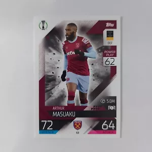 2022-23 Topps Match Attax ARTHUR MASUAKI West Ham United FC - Picture 1 of 2