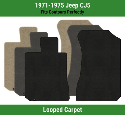 Alfombrillas de primera fila Lloyd Classic Loop para Jeep CJ5 1971-1975  Foto 1 de 4