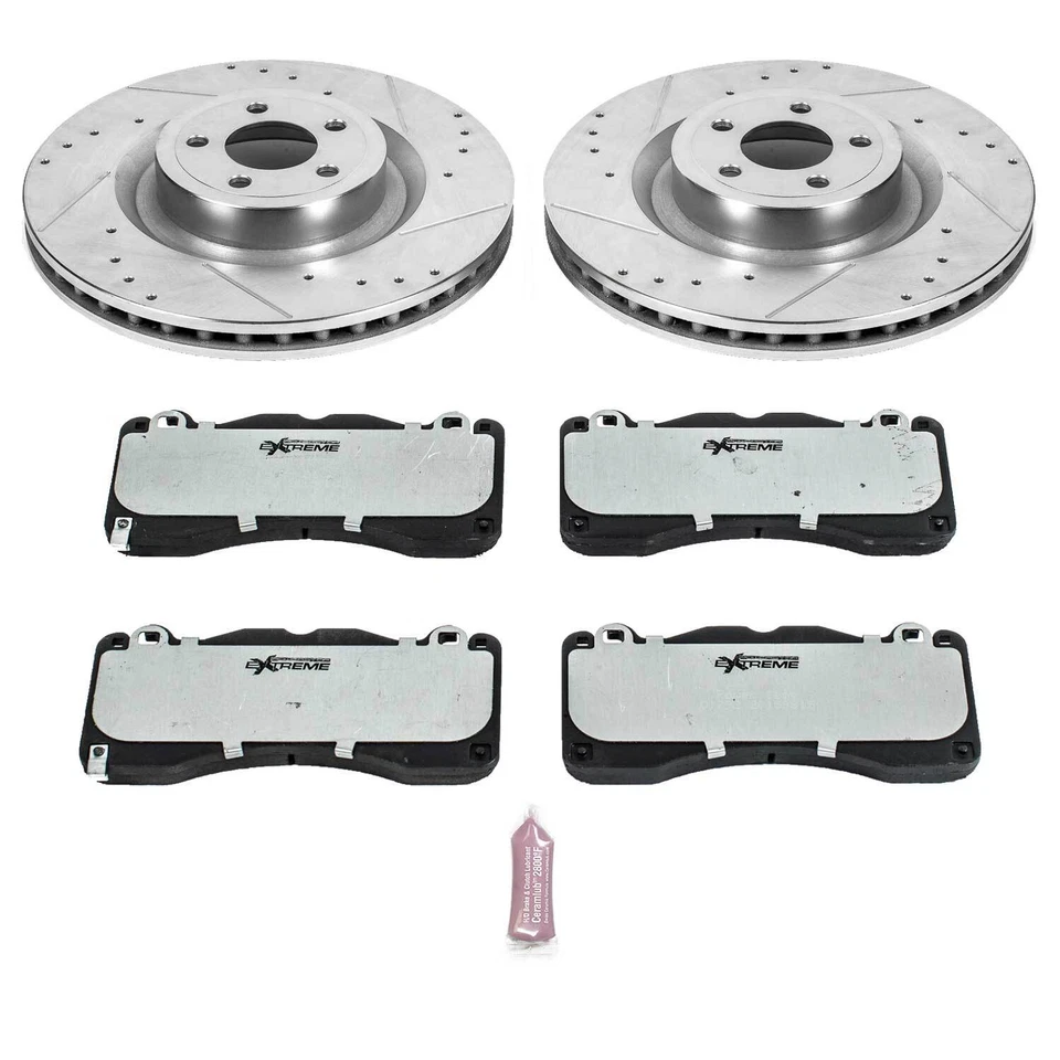 Power Stop K6811-26 1-Click Street Warrior Z26 Brake Kit for 16-19 Ford Mustang Foto 1 de 1