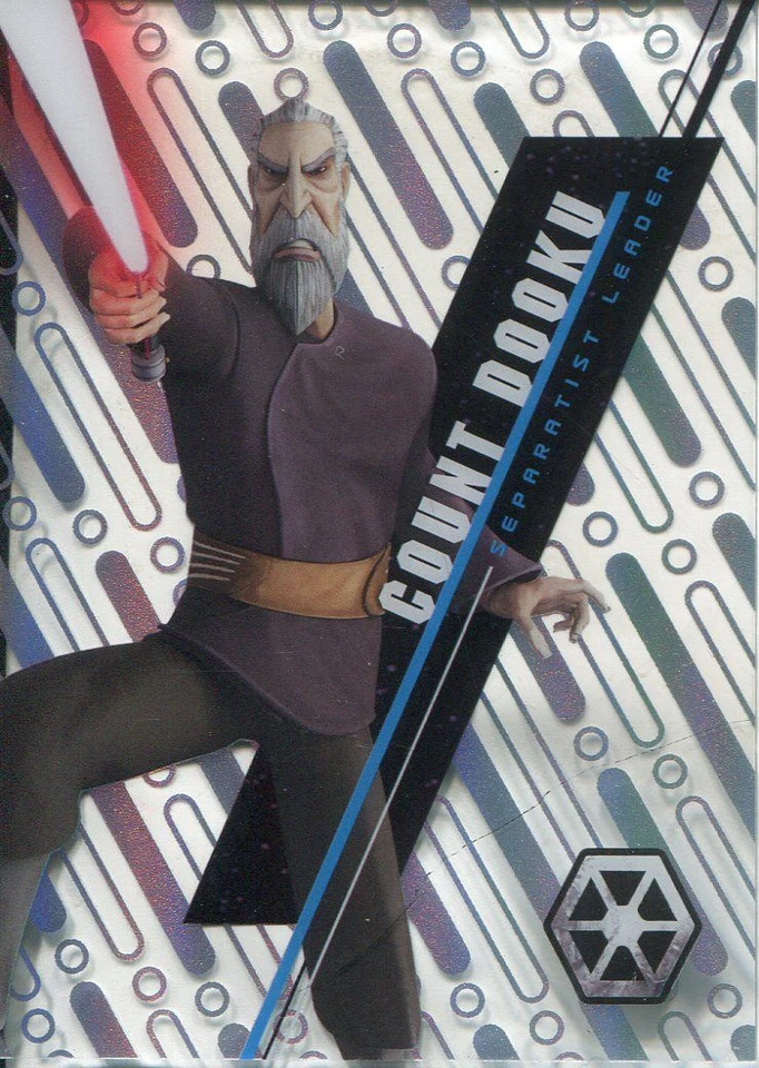 Star Wars 2016 High Tek Pattern 1 Form 1 Base Card SW-49 Count Dooku - Image 1 of 1
