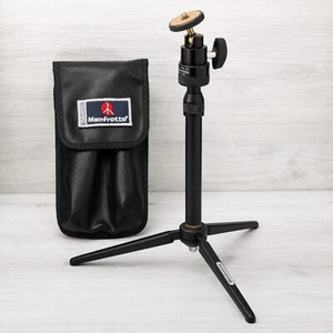 Manfrotto 210B/GI25 mini treppiede con testa a sfera, 2 altezze - Con custodia - Imagen 1 de 5