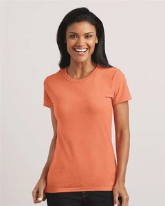 Gildan Ladies Cotton T-SHIRTS Women BULK LOT Colors White S-XL Wholesale 5000L - Picture 1 of 2