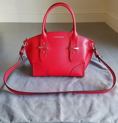 Bolso de Mano ALEXANDER MCQUEEN Pequeño Leyenda Rojo NUEVO  Foto 1 de 4