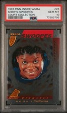 1997 Pinnacle Inside WNBA Court Collection Sheryl Swoopes PSA 10 GEM MINT