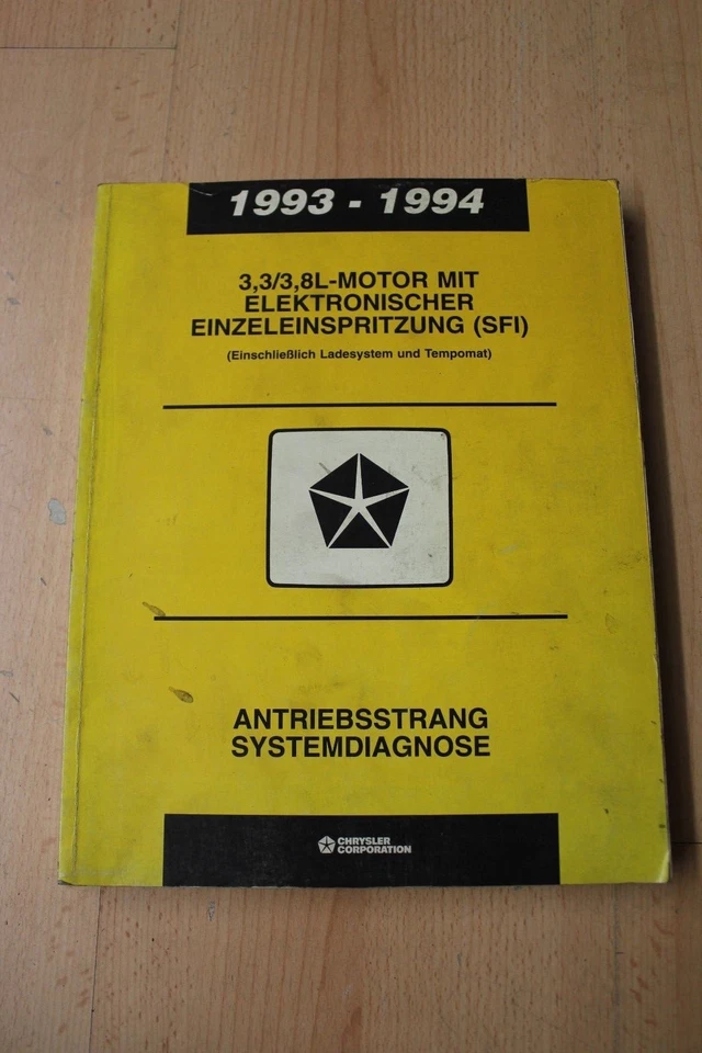 Chrysler Jeep 1993 1994 3,3l 3,8l Motor SFI Systemdiagnose - Bild 1 von 1