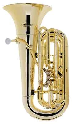 MardiBrass ABS Kunststoff Bb Tuba Kunststoff Plastik Messing Gigbag Gold - Bild 1 von 4