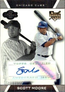 2007 Topps Co-Signers #113 Scott Moore AU (RC) 