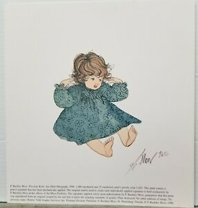 P. Buckley Moss Precious Kylie 1996 Lithograph Signed Numbered Small