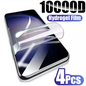 4Pcs Full Cover Screen Protector for Samsung Galaxy S25 S23 S24 S22 S21 S20 Ultr - Picture 1 of 45