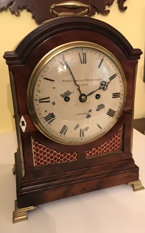 Antique English Georgian Bracket Clock Cover