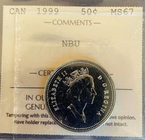 Canada - 50 Cents - 1999 - NBU - ICCS Certified - MS-67 - Picture 1 of 3