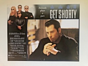 1995 GET SHORTY LOBBY CARD SET 8, JOHN TRAVOLTA GENE HACKMAN RENE RUSSO DEVITO