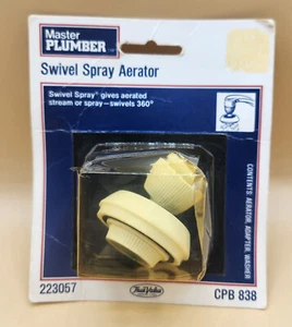 Aireador pulverizador giratorio Master Plumber #223057, gira 360 grados, TOTALMENTE NUEVO - Imagen 1 de 11