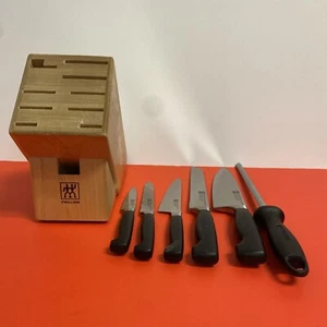 Henckels Zwilling 4 Star Made in Germany  7 Piece Knife Block 35065-700 @ - Picture 1 of 5