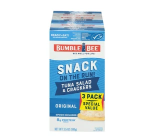 Hummel Snack auf der Flucht! Thunfischsalat mit Crackern, 3,5 Unzen Kits, 3er Pack - Bild 1 von 7