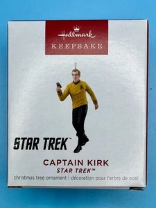 2023 Hallmark Keepsake Star Trek Miniature Ornament - Capt. Kirk - New - Picture 1 of 6