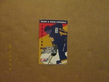 IHL Long Beach Ice Dogs Vintage Defunct 1998-99 Team Logo Hockey Pocket Schedule