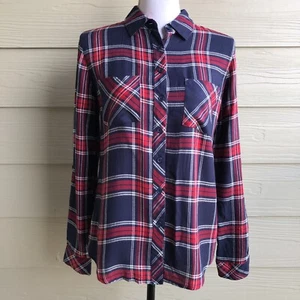NWT Romeo + Juliet Couture Plaid Button Down Shirt Size S - Imagen 1 de 7