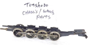 HO / Tenshodo / 8 WHEEL CHASSIS w MAIN GEAR / WHEELS / RARE / HTF / PARTS - Picture 1 of 6