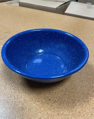 Голубая гранитная эмалированная чаша Coleman, 6,5 дюйма - Изображение 1 из 4